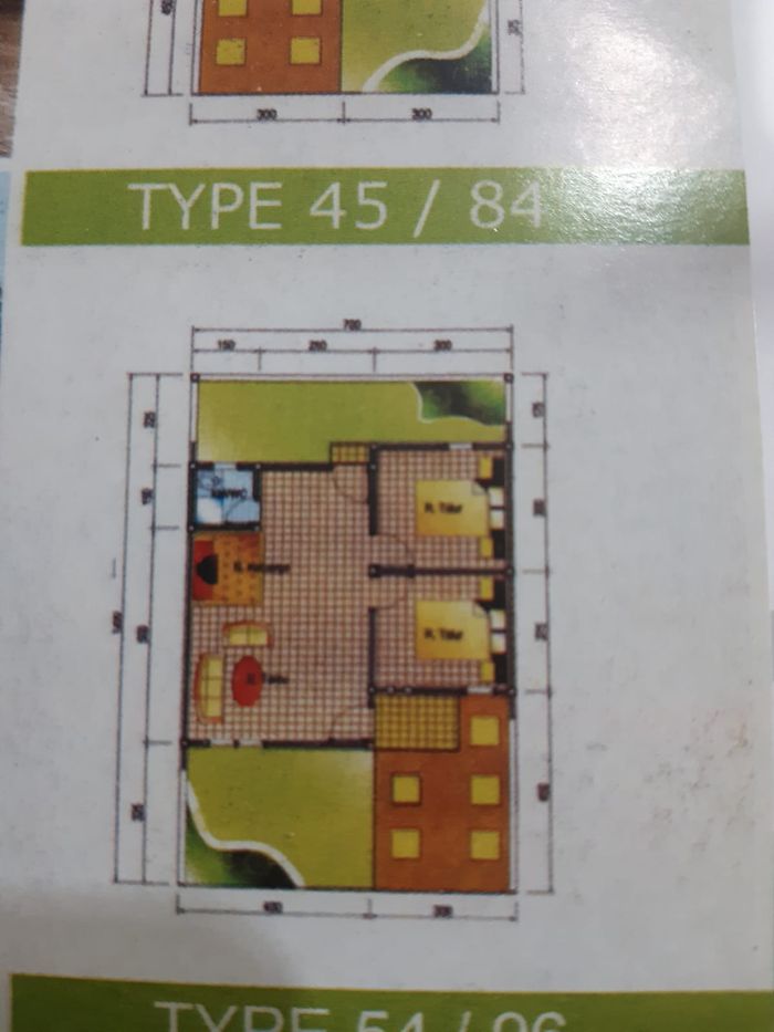 foto denah rumah tipe kenanga perumahan GRIYA SEKARTAJI INDAH