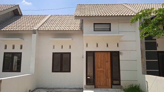 foto tampak rumah tipe 32 perumahan GRIYA BUMI SEDAYU 1 BRANGGAHAN TAHAP 2