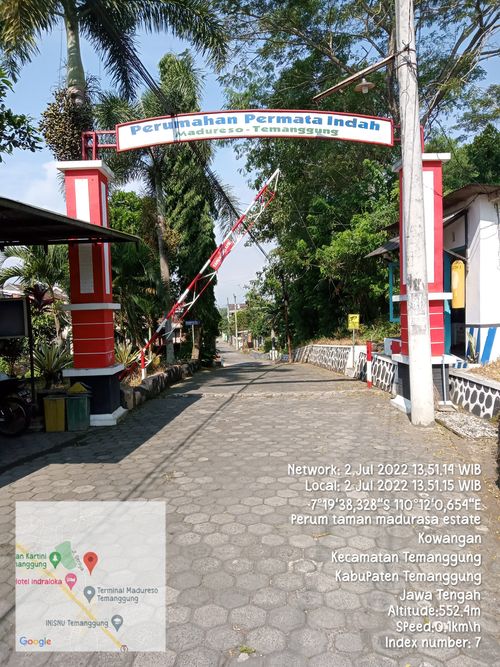 foto gerbang perumahan PERMATA INDAH 3