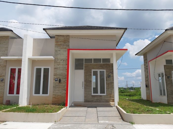 foto tampak rumah tipe 36/98 perumahan CIRUAS LAND