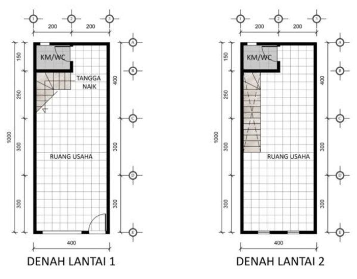 foto denah rumah tipe 110/64 perumahan Kota Bali