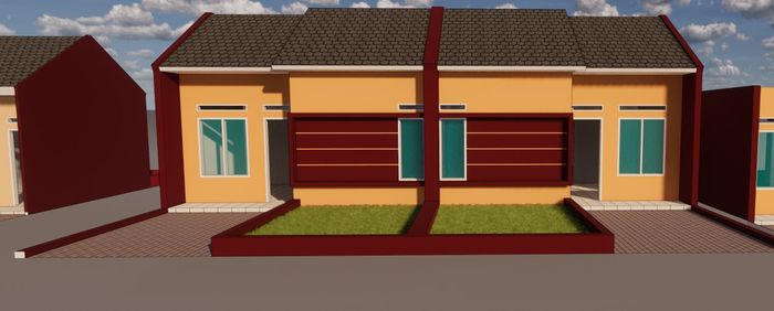 foto tampak rumah tipe 30/72 perumahan BRIS RESIDENCE 2