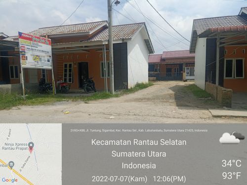 foto gerbang perumahan griya jati los