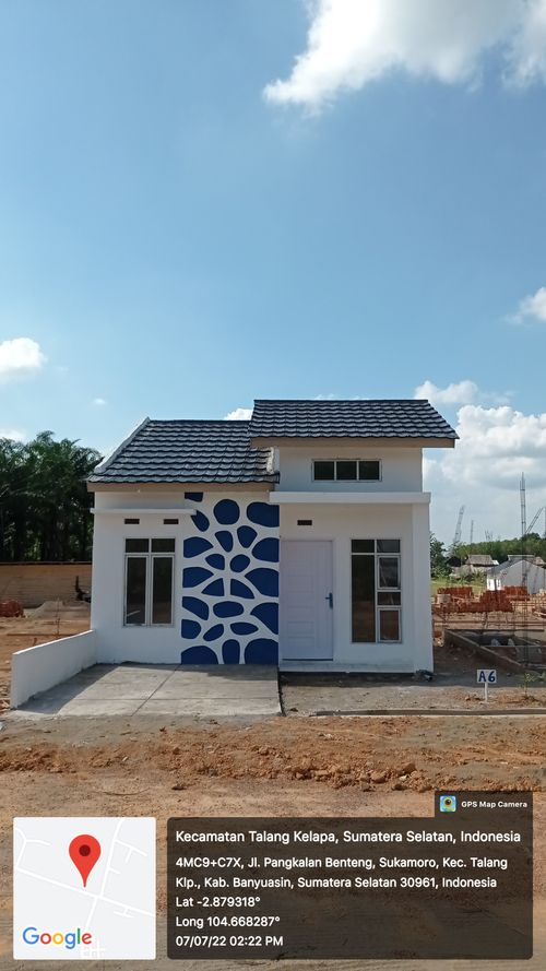 foto contoh rumah perumahan Grand Pangkalan Benteng Indah