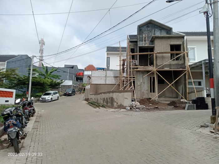 foto tampak rumah tipe 60 Compact (1108) perumahan City Garden Residence Blok FConnexion