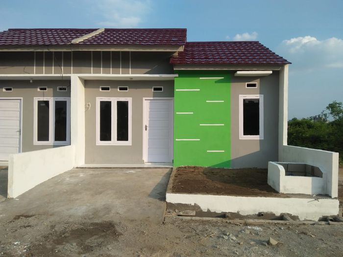 foto tampak rumah tipe 36 perumahan Griya Sukajadi 2