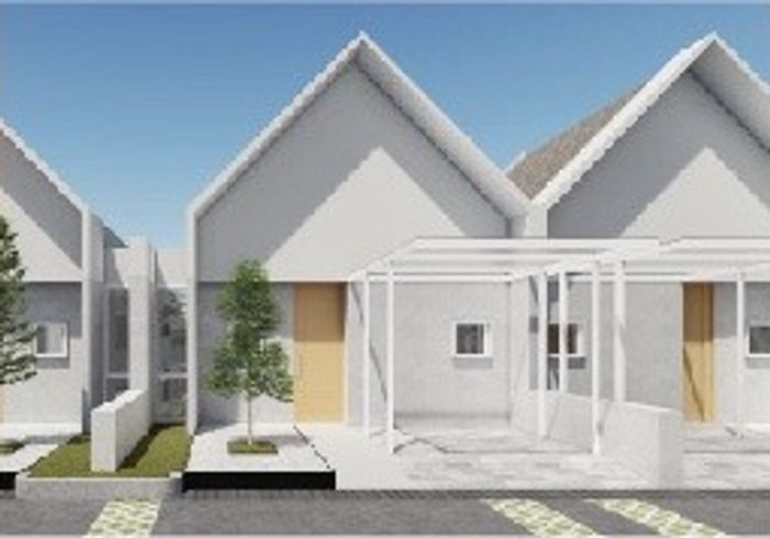 foto tampak rumah tipe 48/105 RT perumahan BUMI ADIPURA CLUSTER TULIP TAHAP 6