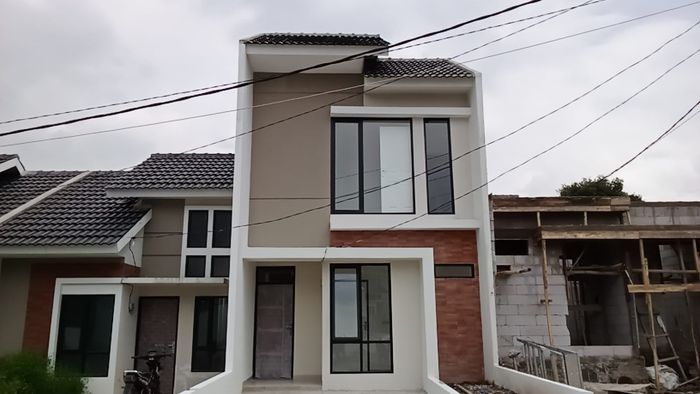 foto tampak rumah tipe 36 Mezzanine (366) perumahan G-Land Katapang Residence 1