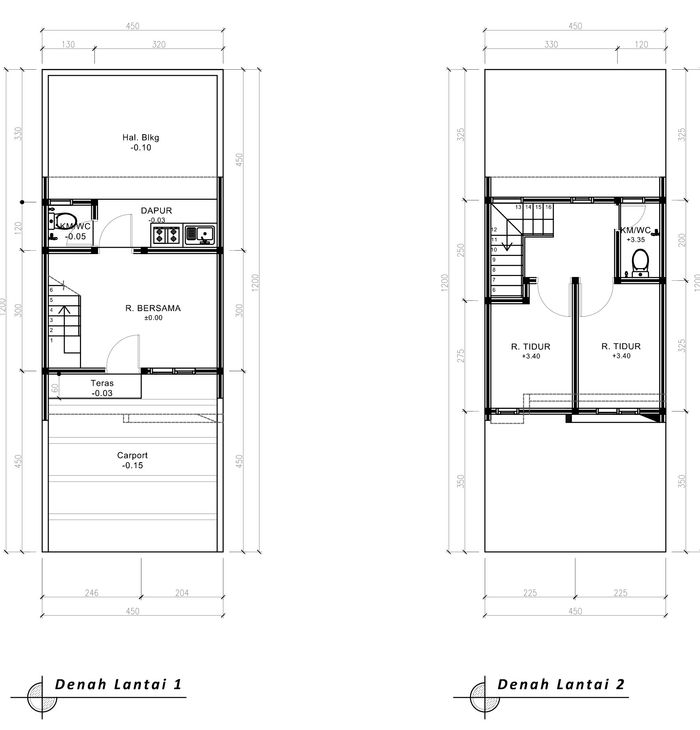 foto denah rumah tipe 39 Compact (427) perumahan G-Land Ciwastra Park