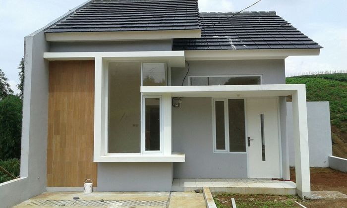 foto tampak rumah tipe 36 Anggrek (284) perumahan Bukit Sukanagara Resort