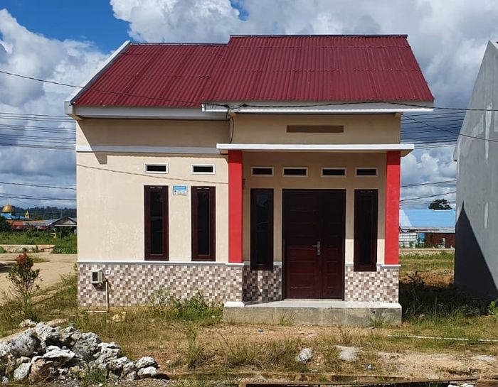 foto tampak rumah tipe 36 perumahan AQWA MULIA RESIDENCE 05