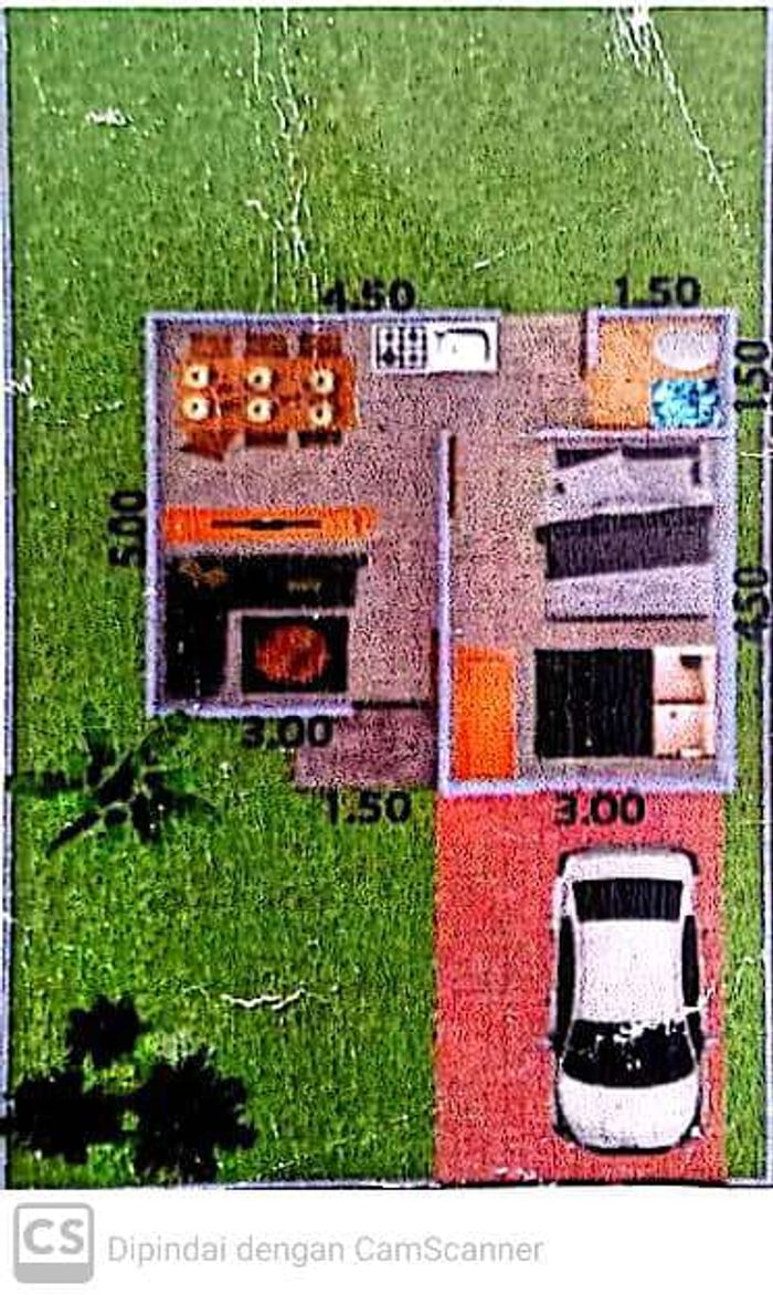 foto denah rumah tipe 36 perumahan KINARA PURI 2 TAHAP 2