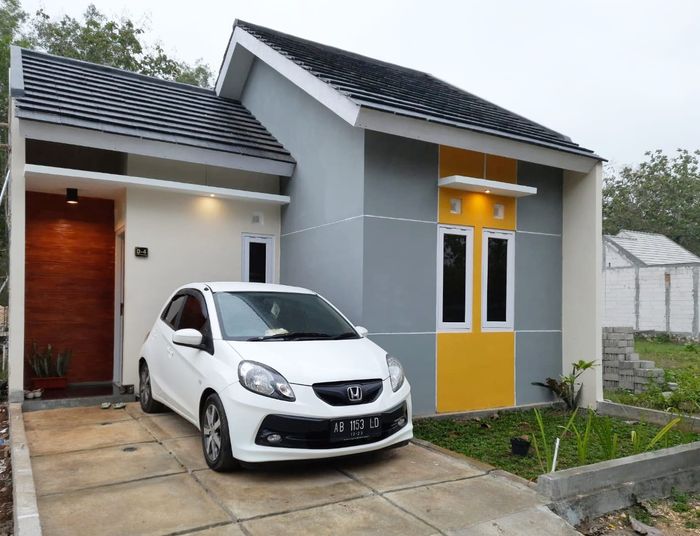 foto tampak rumah tipe 30/72 perumahan Permata Wonosari 