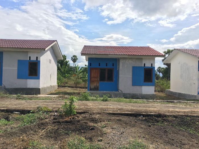 foto tampak rumah tipe 36 perumahan Watuliwung regency