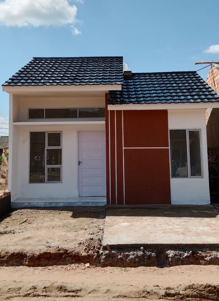foto tampak rumah tipe 36 perumahan Anugrah Permai Regency