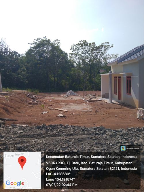 foto posisi tengah perumahan taman ganesha residence