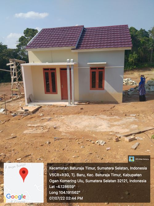 foto contoh rumah perumahan taman ganesha residence