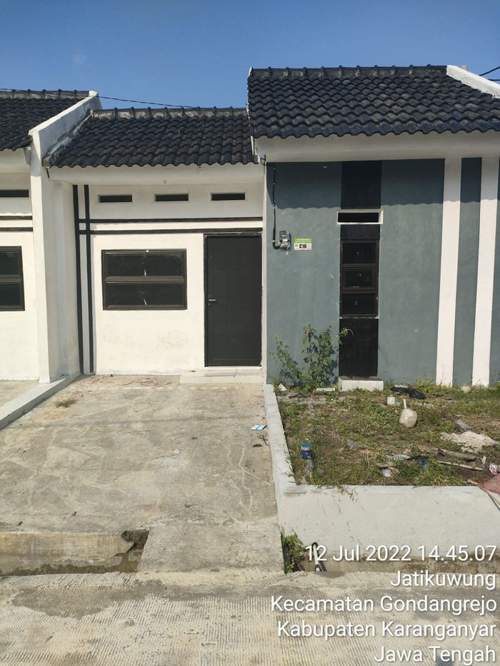 foto tampak rumah tipe 30 perumahan GAMERSI RESIDENCE 2