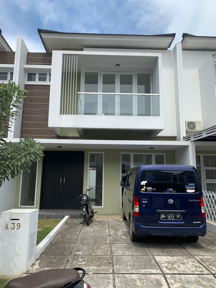 foto tampak rumah tipe A perumahan Green Resort