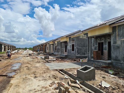 foto gerbang perumahan CASADOVA BANDARA ESTATE