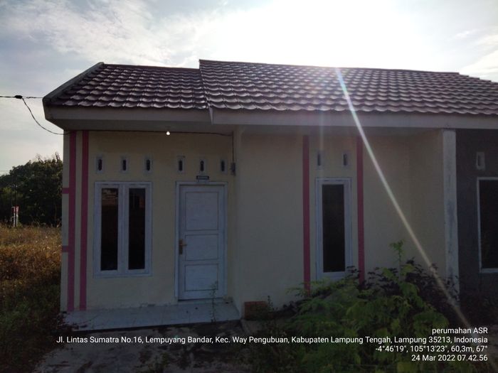 foto tampak rumah tipe 36 perumahan ALAM SEJAHTERA RESIDENCE