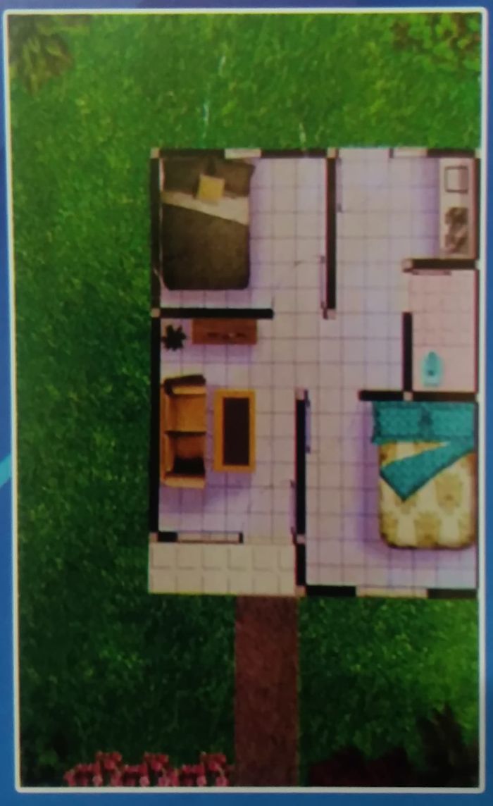 foto denah rumah tipe 36 perumahan Grand Pangkalan Benteng Indah