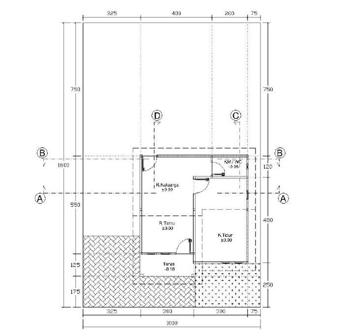 foto denah rumah tipe 36 perumahan MAFAZA