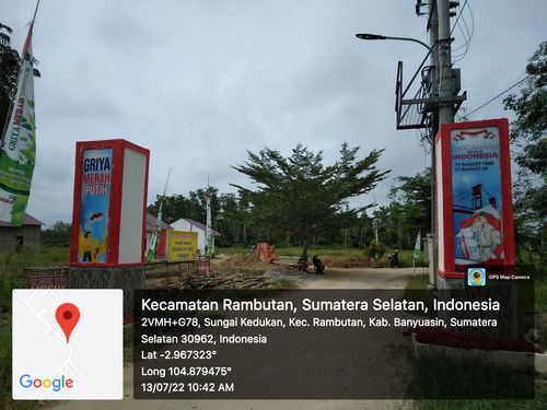 foto gerbang perumahan GRIYA MERAH PUTIH II