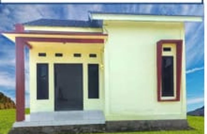 foto tampak rumah tipe 36 perumahan Elifa Jaya Asam Asam