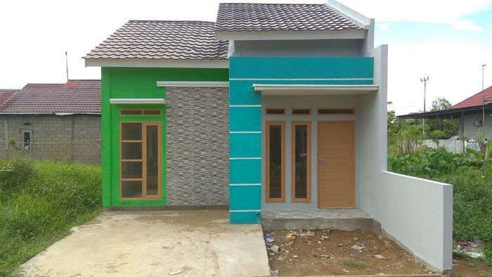 foto tampak rumah tipe 36 perumahan MIARI RESIDENCE 12