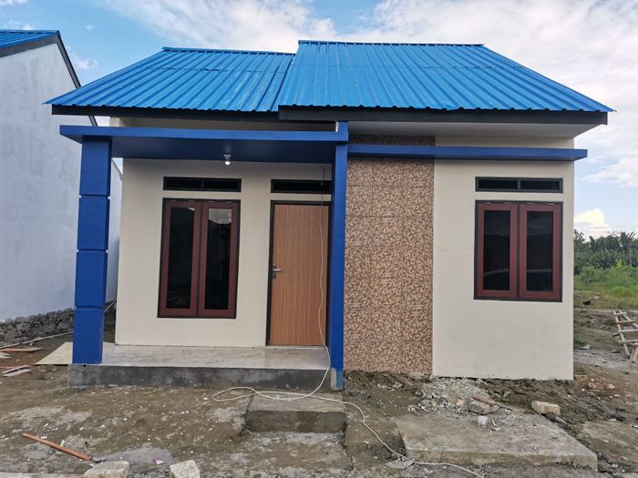 foto tampak rumah tipe 36 perumahan GRAND VILL'S RESIDENCE
