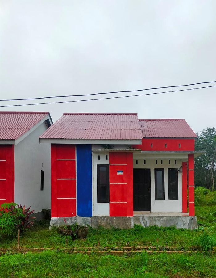 foto tampak rumah tipe 36 perumahan Angkasa Kasturi Indah