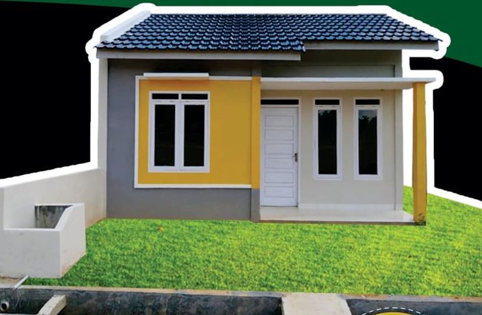 foto tampak rumah tipe KPR Subsidi perumahan Bumi Kualu Damai IV Tahap 2