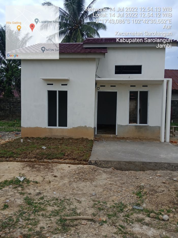 foto tampak rumah tipe 36/120 perumahan GREEN TULIP 2