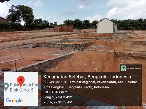 foto posisi tengah perumahan Safira Residence