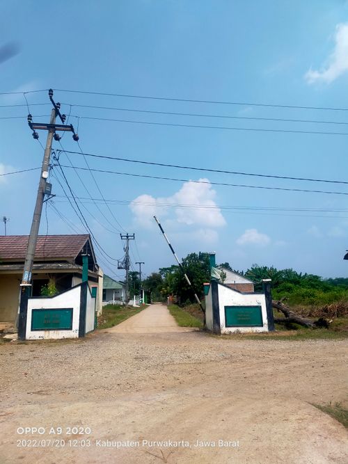 foto gerbang perumahan Vila Mutiara Cikampek
