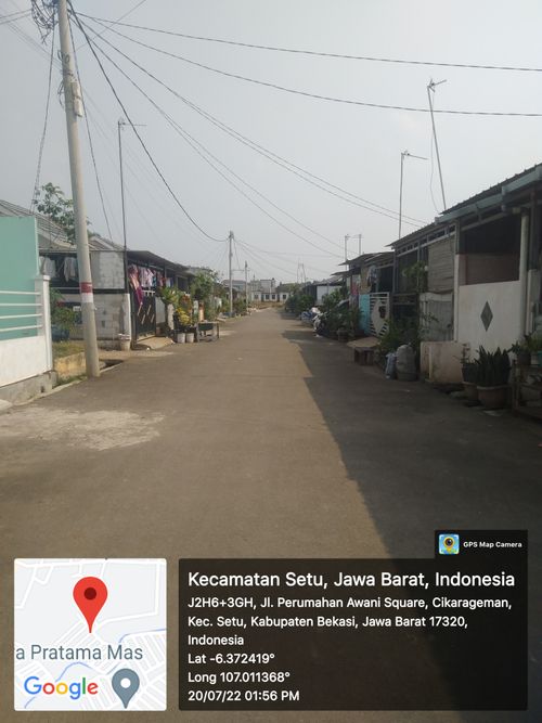 foto gerbang perumahan AWANI SQUARE II
