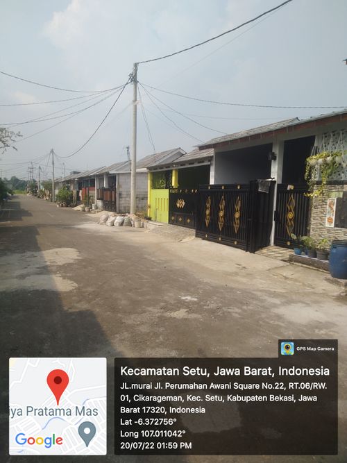 foto posisi tengah perumahan AWANI SQUARE II