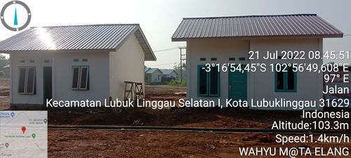 foto contoh rumah perumahan AIR TEMAM MADANI HARAPAN JAYA TAHAP 1