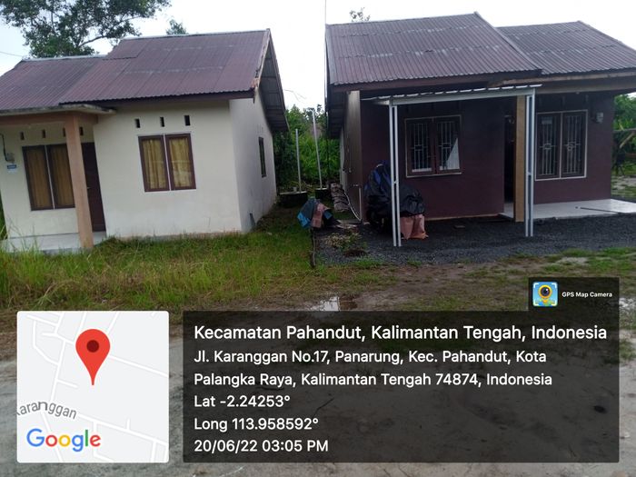 foto tampak rumah tipe 36 perumahan Keranggan Permai