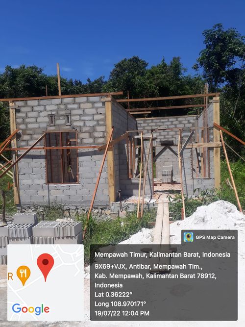 foto posisi tengah perumahan EKA RESIDENCE III