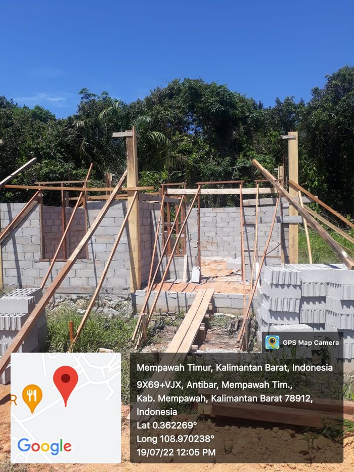 foto tampak rumah tipe 36 perumahan EKA RESIDENCE III