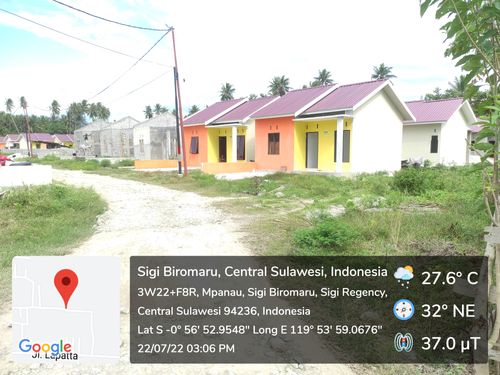 foto gerbang perumahan BINTANG KALUKUBULA RESIDENCE TAHAP 2