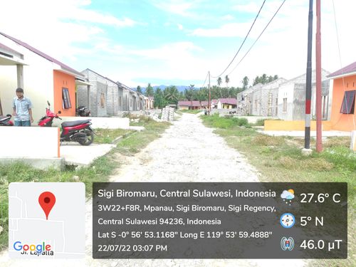 foto posisi tengah perumahan BINTANG KALUKUBULA RESIDENCE TAHAP 2