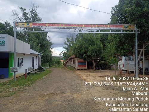 foto gerbang perumahan Perumahan Berlian Sutaja Regency