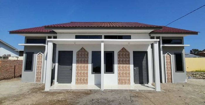 foto tampak rumah tipe 36 perumahan Prima Asia Residence