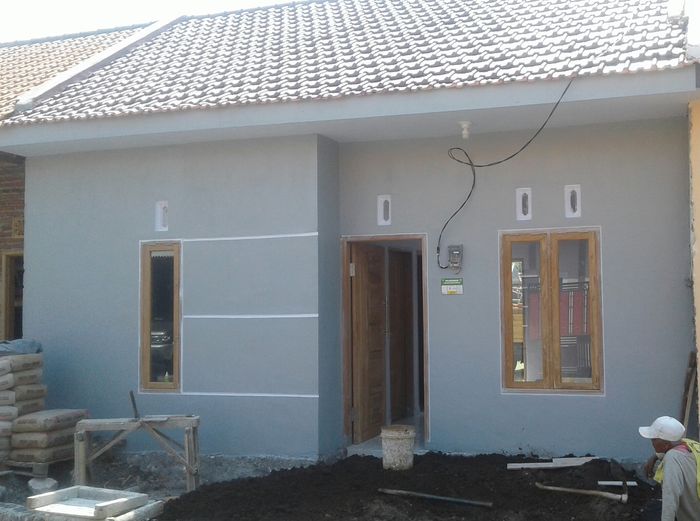 foto tampak rumah tipe 36 perumahan BENGAWAN INDAH