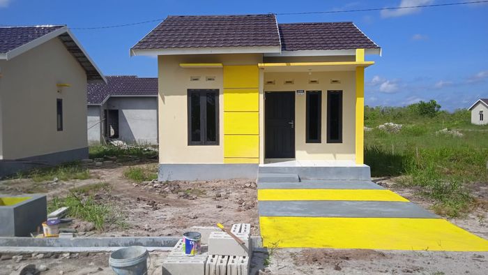 foto tampak rumah tipe 36 perumahan PONDOK ALAM RAYA TAHAP II