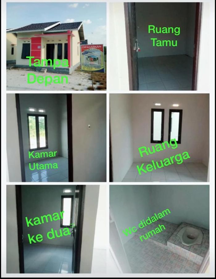 foto denah rumah tipe 36 perumahan PONDOK ALAM RAYA TAHAP II