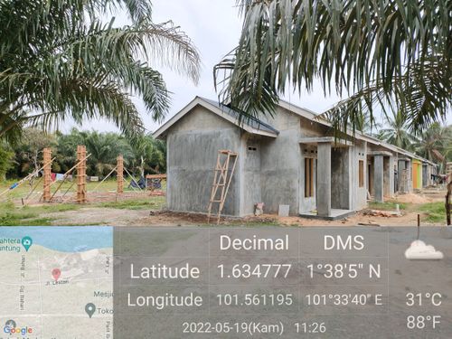 foto posisi tengah perumahan SRI MERSING RESIDENCE 5